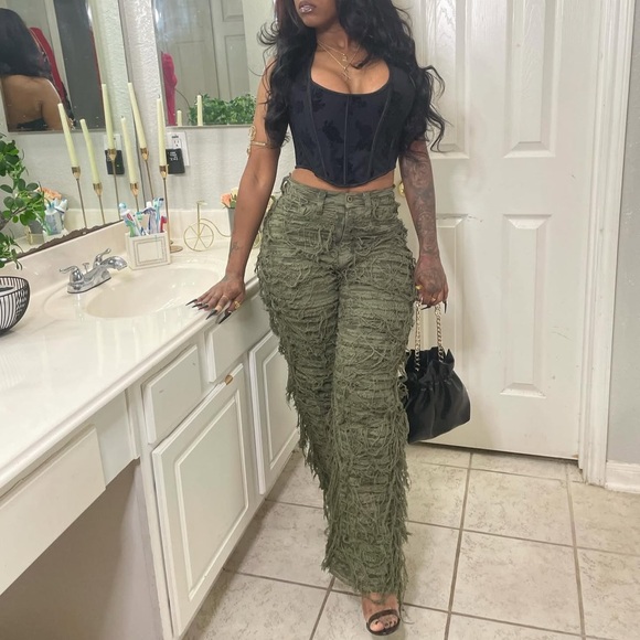 Camo Ripped Pants - Picture 8 of 13